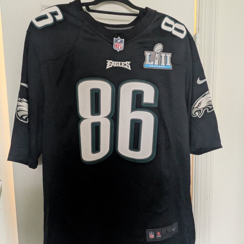 Zach Ertz #86 Superbowl LII Eagles Jersey - Large